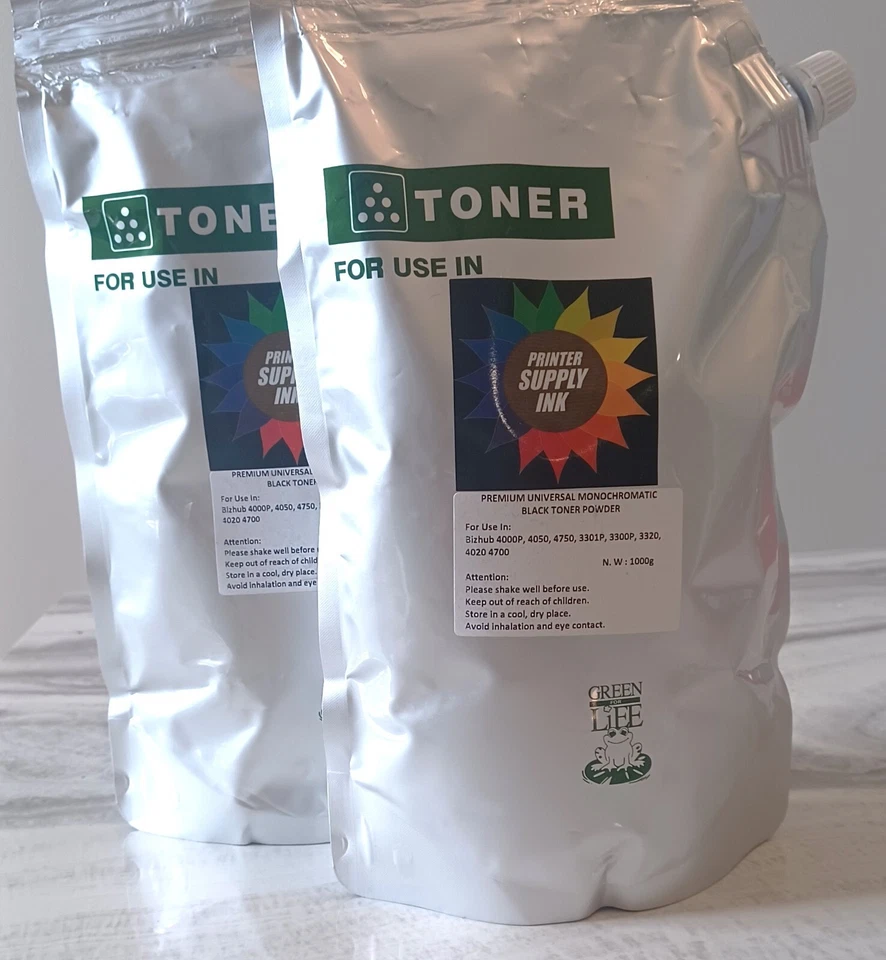 Refil de toner 2 kg para Bizhub 4000P, 4050, 4750, 3301P, 3300P, 3320, 4020 4700 - Imagem 1 de 1