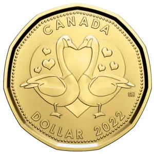 🇨🇦 New Rare Canada $1 Dollar Coin Loonie, Wedding, MARRIED in 2022 - Picture 1 of 2
