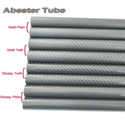 Carbon Fiber Tube OD30mm 32mm 33mm 34mm 35mm 36mm 38mm 40mm 3K Glossy Matt Pole - Image 1 of 4