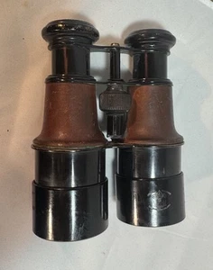 BINOCOLO BOY SCOUT VINTAGE - EARLY BOY SCOUT - OCCHIALI DA CAMPO - PELLE SCARSA - Foto 1 di 10