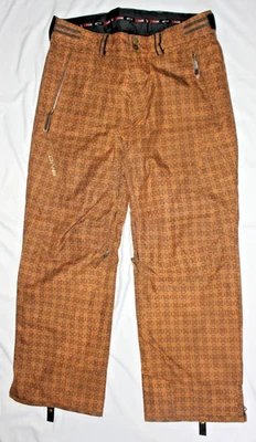 Descente DNA Y2K Snowboard Pants Men’s 38 Retro 2000s Ski Gear Geometric Print - Image 1 of 4