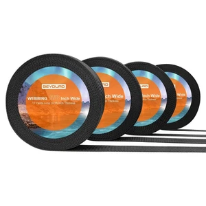 Extra dickes Gurtband, strapazierfähige Nylonbänder, flaches Band für Outdoor DIY... - Bild 1 von 6