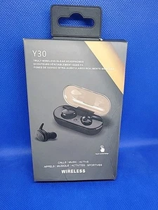 Y30 Truely Wireless Earbuds With Charging Case. Sweat Proof. Bluetooth. New - Picture 1 of 6