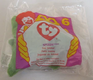 1994 McDonald's Happy Meal Toy TY SPEEDY Tortoise #6 - Sealed in Package - Picture 1 of 3