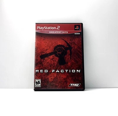 Red Faction Sony PlayStation 2 PS2 CIB Complete Refurbished Tested Free Shipping - Image 1 of 4