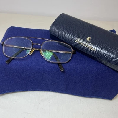 Brooks Brothers B.B. 385S 1229/3 SOLO MARCO DE GAFAS 57-16-140 W Estuche Foto 1 de 4
