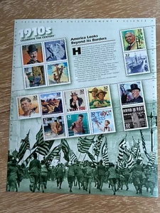 US Stamps SC# 3183 Celebrate the Century 1910's sheet of 15 MNH 1998 - Picture 1 of 2