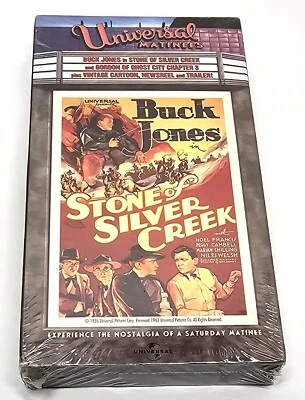 Buck Jones Stone Of Silver Creek VHS 1998 Universal Watermarked Brand New Sealed - Image 1 of 4
