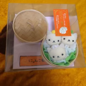 Nyan Nyan Nyanko Restaurant Plush Toy - Assembled Cat Shumai - 10cm from JAPAN - Picture 1 of 5
