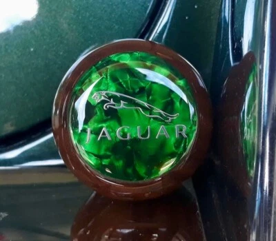 JAGUAR Custom XJ6,XJS,XJ8,XK8,XJR,XKR,XK,S-Type,V8 Wood Walnut Gear Shift Knob - Image 1 of 3
