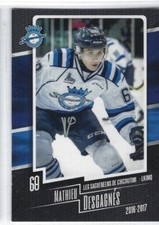 2016-17 Chicoutimi Sagueneens (QMJHL) Mathieu Desgagnes