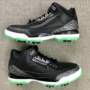 NEW Jordan 3 Golf Green Glow Men’s Size 10.5 AJ3783-001 - Picture 1 of 6