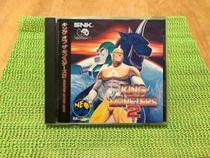 King of The Monsters 2 NeoGeo CD NCD SNK Used Japan Boxed Tested Working 1994 - Picture 1 of 6
