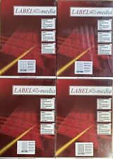 Labelmedia Universal Etiketten Laser Inkjet Adressetiketten 5 / 10 DIN A4 Bögen
