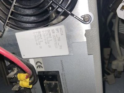 Sistema HP/Agilent 6621A saída de fonte de alimentação CC 0-7V/0-10A 0-20V/0-4A 787 - Imagem 1 de 2