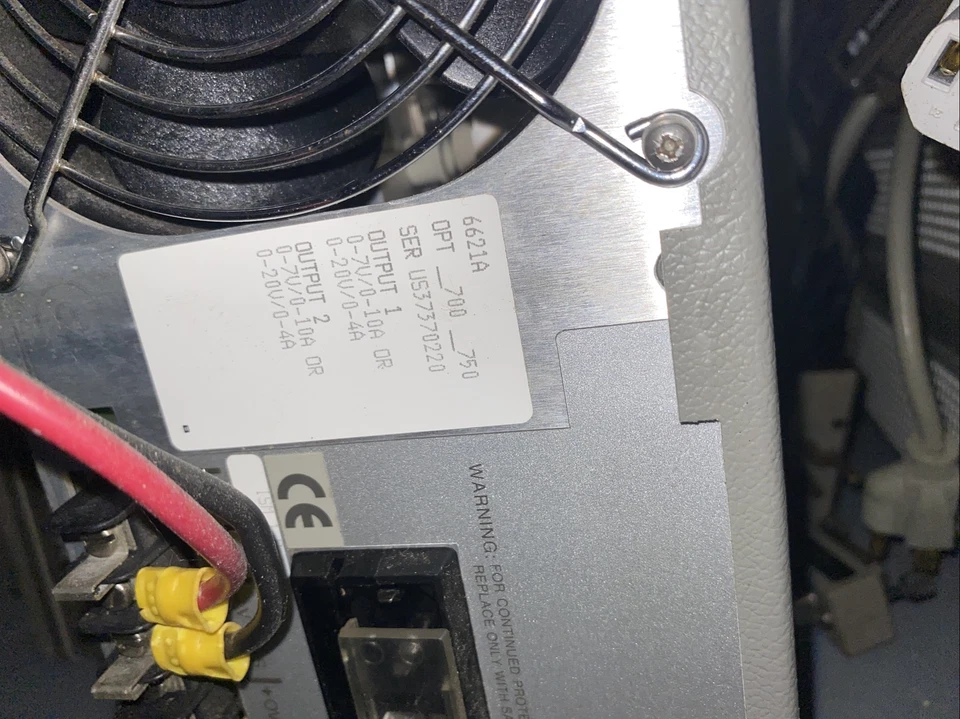 HP / Agilent 6621A System DC Power Supply Output 0-7V/0-10A 0-20V /0-4A  787 - Image 1 of 2