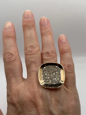 Anillo Roberto Coin Oro Rosa 18K Carnaby Street Colores Diamantes Modelo X-Grande Foto 1 de 4