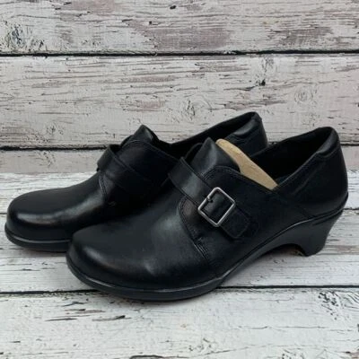 Rockport Aravon Women's Stridarc Monk Slip-On CI2147 Black Leather [Size 12] - Image 1 of 4