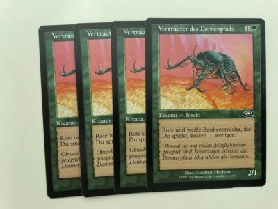 MTG 4X GERMAN PLANESHIFT THORNSCAPE FAMILIAR NM MAGIC THE GATHERING CREATURE - Image 1 of 4