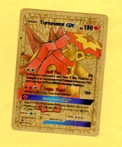 Pokemon Karte Turtonator GX 190 Gold - Bild 1 von 2
