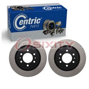 2 pc Centric Front Disc Brake Rotors for 2010-2020 Ford F-150 Braking Tire ro