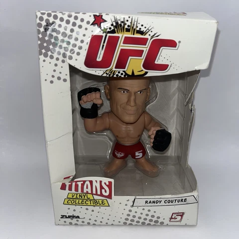 UFC Titans Randy Couture Vinyl Figure [Red Shorts] round 5 (Damaged Box) Cover