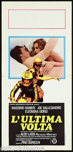 LAST TIME CINEMA POSTER ALDO PARTE DALLESANDRO GIORGI RANIERI YELLOW 1976 - Picture 1 of 1