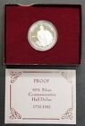 1982 Washington Commemorative Proof Half Dollar 90% Silver In US Mint Box & COA