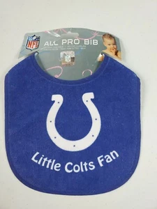 NFL Little Indianapolis Colts Fan Baby Infant ALL PRO BIB Blue by WinCraft New - Picture 1 of 6