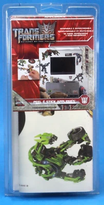 Transformers Peel & Stick Apliques Revenge of the Fallen 2009 Nuevo 27 piezas. Foto 1 de 2