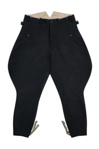 WW2 German Allgemeine Elite M32 Officer/General Black Wool Breeches - Bild 1 von 2