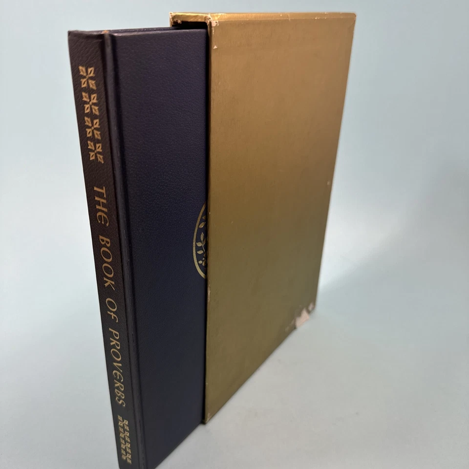 The Book Of Proverbs - Robert Gordis, Valenti Angelo - VTG 1963 Heritage Press - Image 1 of 1