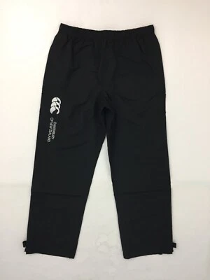 Pantalones para mujer Canterbury Stadium negros dobladillo abierto bolsillos con cremallera cintura elástica nuevos F1 Foto 1 de 4