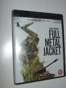 Full Metal Jacket 4K Ultra HD + Blu Ray NEW AND SEALED Stanley Kubrick - Picture 1 of 2