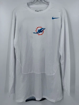 迈阿密多尔夫斯比赛用 DRI-FIT 长袖压缩衬衫 4XL — 第 1/3 张图片