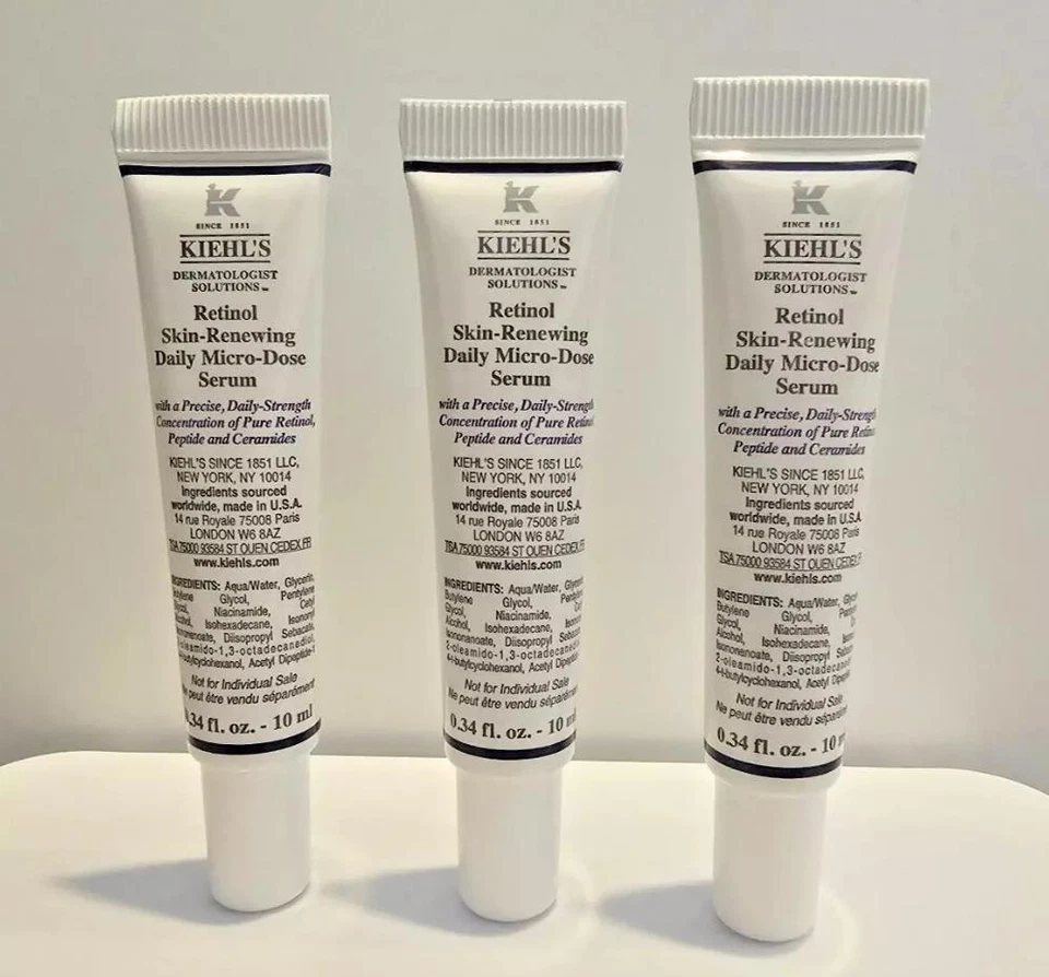 Kiehls - Retinol Skin-Renewing Daily Micro-Dose Serum 10ml. Genuine Product USA