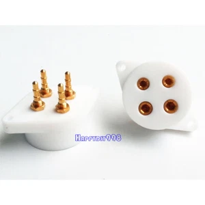1PC 4pin Vacuum Tube HIGH quality Sockets for 2A3 45 50 27 5Z3 6A3 10 80 83 274 - Picture 1 of 5