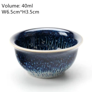 Creative Tea Cup Multi-size Kungfu Tea Cup For Pu'er Tea Jian Zhan Tian Mu Glaze - Picture 1 of 21