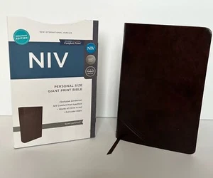 NIV Zondervan Personal Size Giant Print Bible Red Letter Edition - Picture 1 of 1