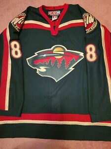 NHL CCM Authentic Minnesota Wild Brandner 2002 Draft Signed Hockey Jersey, Sz 56
