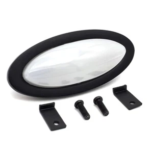 AutoLoc LED Courtesy Light for Universal Vehicles - Oval - Black Anodized - Each - Picture 1 of 3