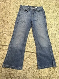 DKNY Petites Bootcut Womens Jeans Designer Blue Sz. 10R Short Western Wear - Picture 1 of 8