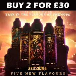 Zeus Juice 100ml Shortfill E-Liquid 0mg Nicotine 70VG /30PG | E-Juice |UK Stock| - Picture 1 of 49