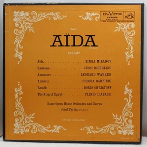 Verdi Aida - Milanov, Bjoerling, Warren, Barbieri - 2 Record Box Set - Imagen 1 de 7