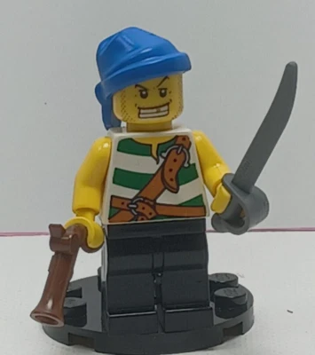 Lego Pirate - Gold Tooth Minifigure Pirates Pirate II 852751 pi131 - Image 1 of 2