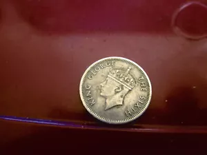 1950 Malaysia 10 Cent Coin - Picture 1 of 2