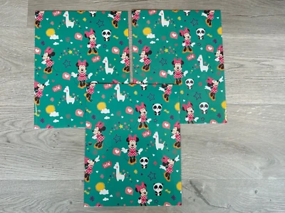 Disney Store Minnie Mouse School 3-Ring Folders w/ Pockets Set of 3 NEW - Image 1 of 4