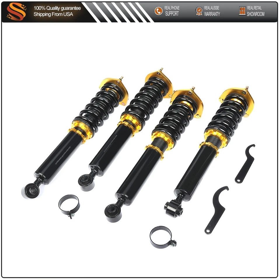 For Toyota Supra 1986-1992 Adj Height Coilovers Shock Suspension Springs Kits Foto 1 de 4