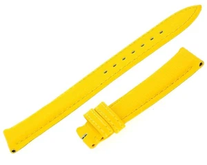 Correa de cuero de becerro militar Breitling amarillo 22 mm 664X - Imagen 1 de 3