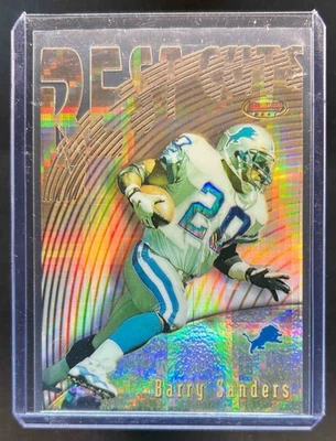 Bowman's Best Barry Sanders Cuts 1997 refractor atómico #BC15 Lions Foto 1 de 2